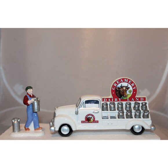 Dept 56 Snow Village - Fresh Dairy Delivery - Picture 1 of 8